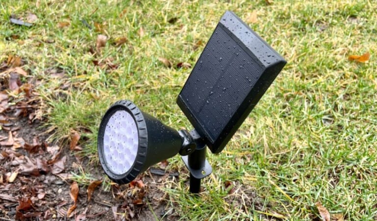 Weatherproof Solar Powered Spotlights 4-Pack Just $18.49 Shipped on Amazon